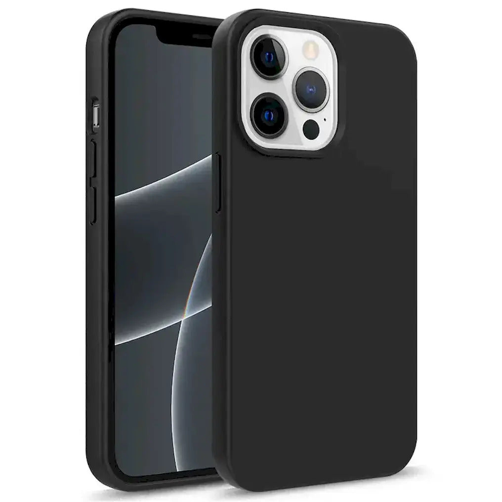 Cyoo Handyhülle für iPhone 16 Pro Max aus natürlichen Materialien - schwarz