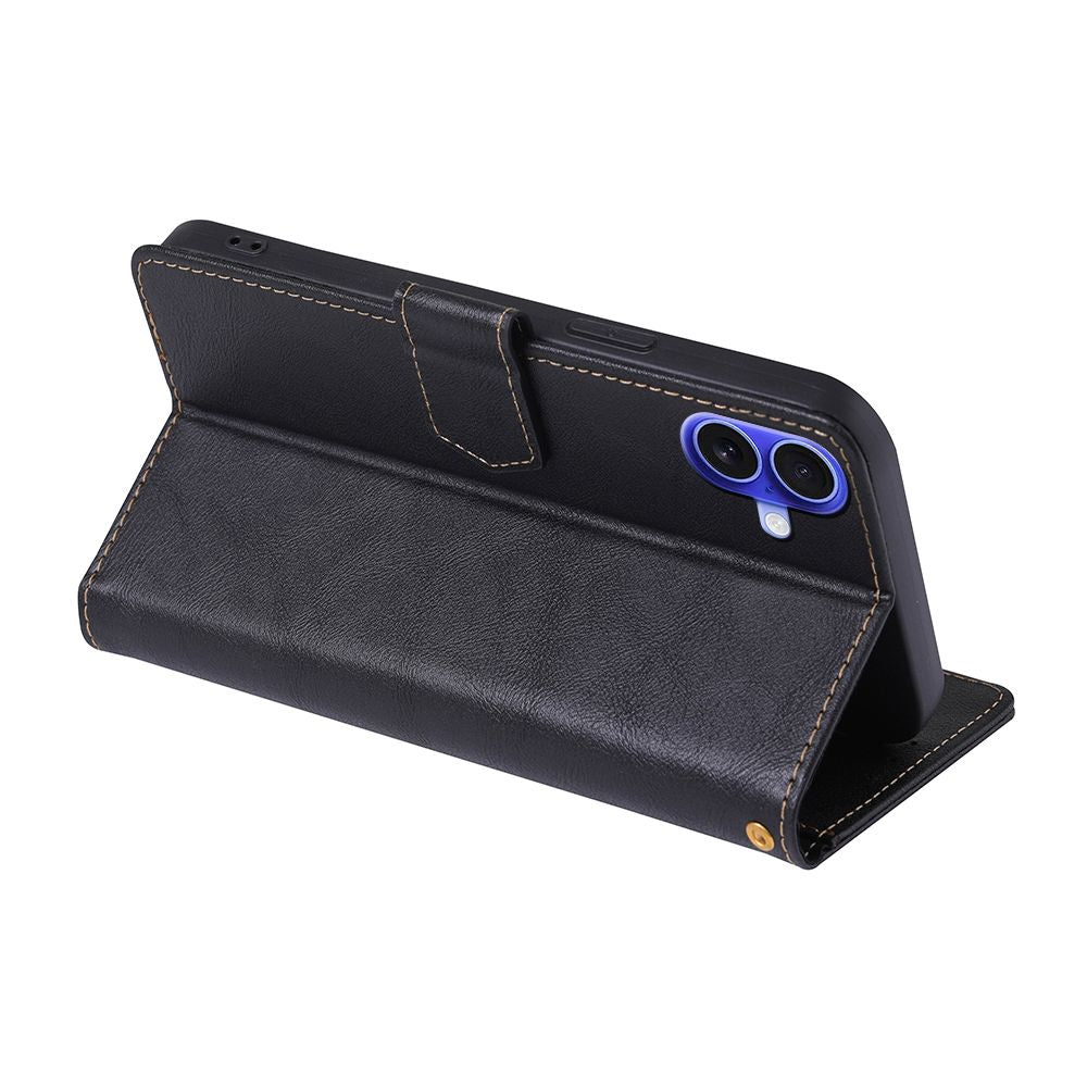 Cyoo Premium Tasche iPhone 16 Plus Schwarz