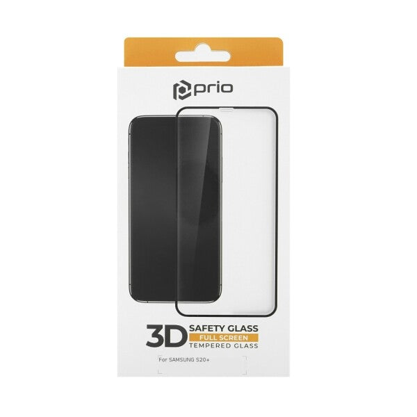 prio 3D Displayschutzglas für Samsung S20+ schwarz
