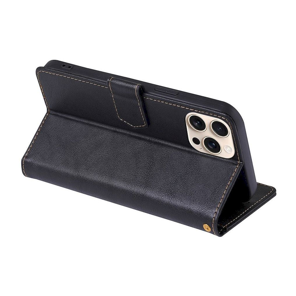 Cyoo Premium Tasche iPhone 16 Pro Schwarz