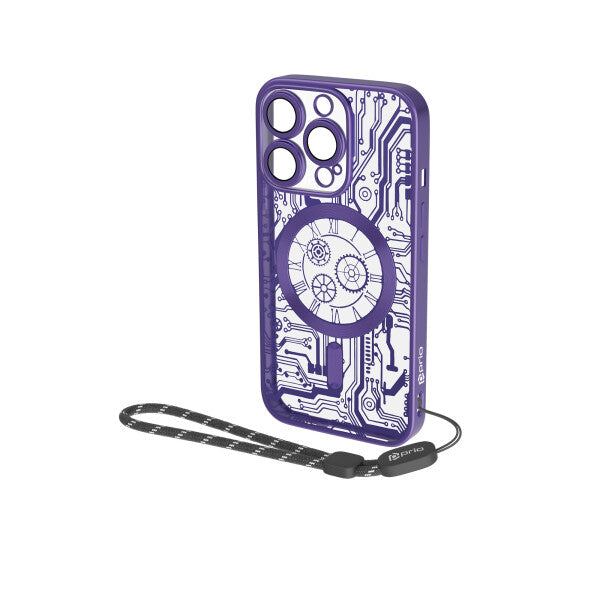 prio elegante Handyhülle MAG für iPhone 13 Pro lila