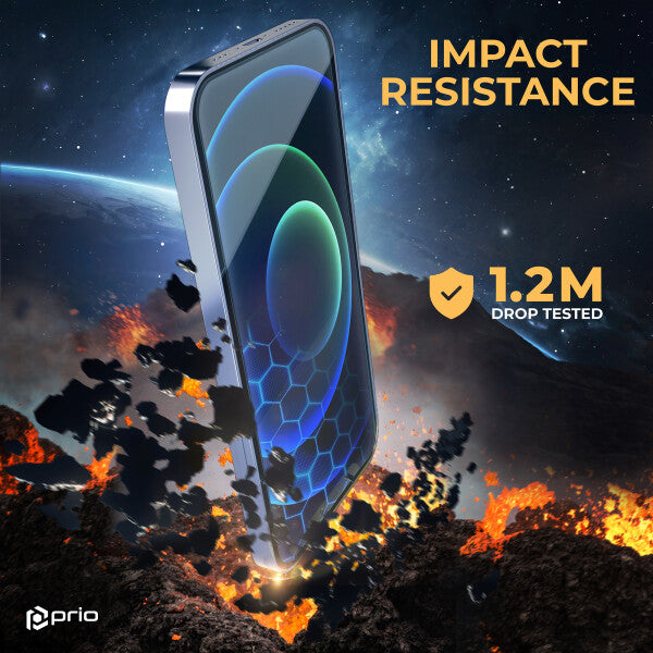 prio Shock Proof Displayschutzglas für iPhone 16 Pro Max (6,9 Zoll) klar