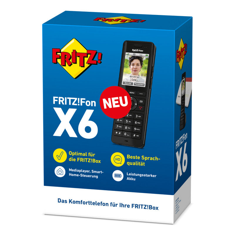 AVM FRITZ!Fon X6 schwarz