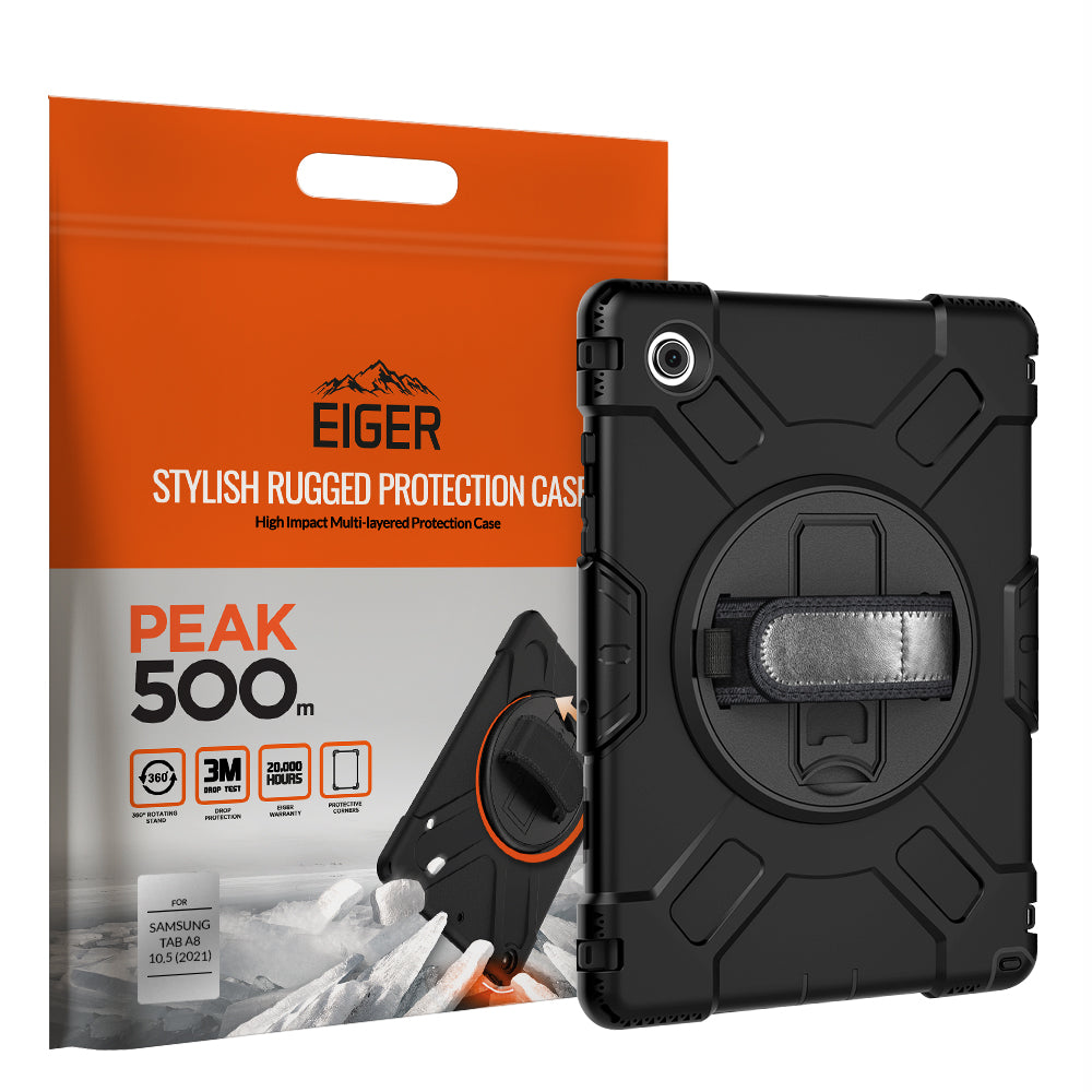 Eiger Peak 500m Hülle für Galaxy Tab A8 10.5 (2021) - schwarz