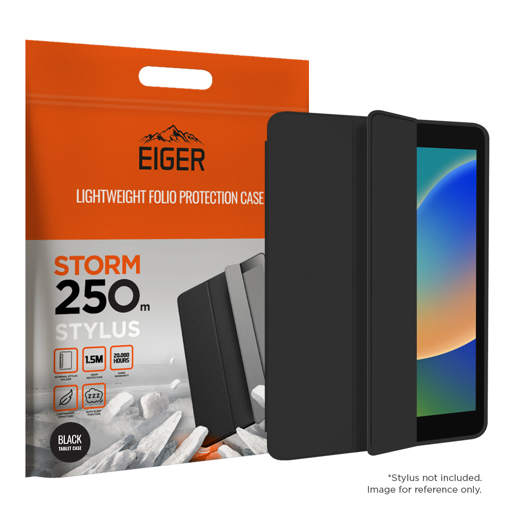 Eiger Storm 250m Stylus Hülle für iPad 10.2 (2019 / 2020 / 2021) - schwarz