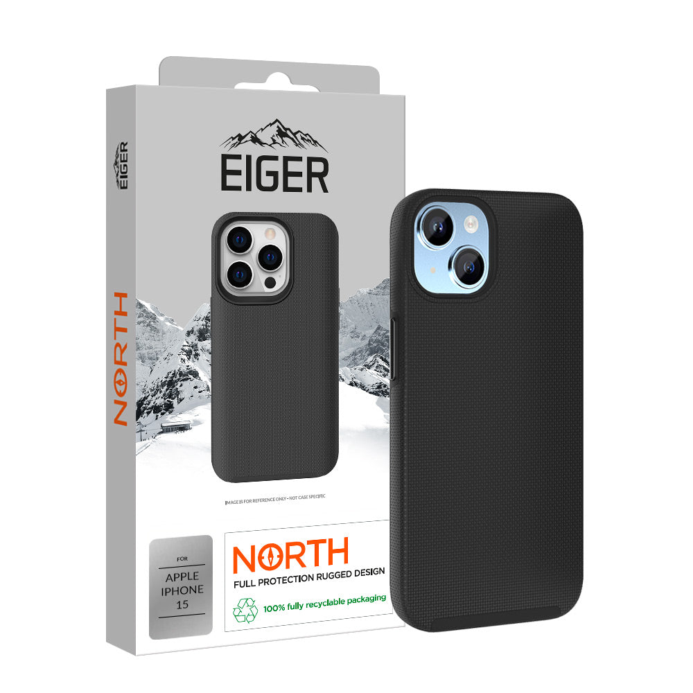 Eiger North Case für Apple iPhone 15 - schwarz