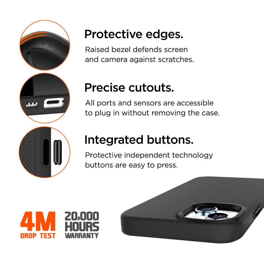 Eiger North Case für Apple iPhone 15 - schwarz