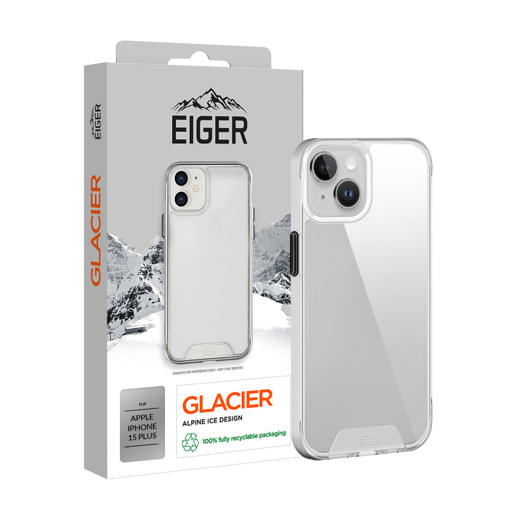 Eiger Glacier Case für Apple iPhone 15 Puls - transparent