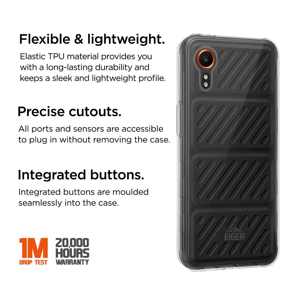 Eiger Grip Case für Samsung Galaxy Xcover7 - transparent