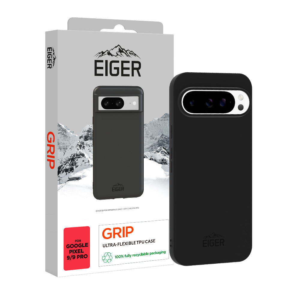 Eiger Grip Case für Google Pixel 9 / 9 Pro - schwarz
