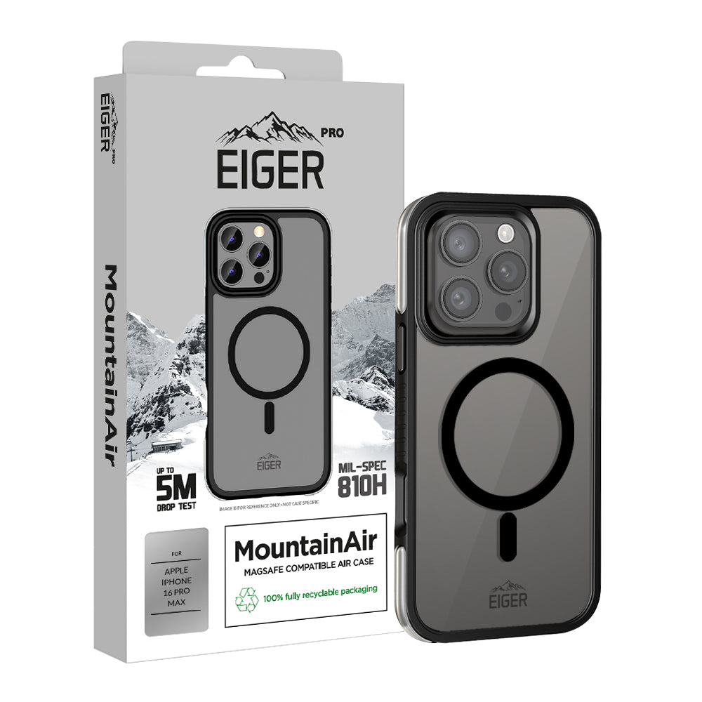 Eiger MountainAir Case für Apple iPhone 16 Pro Max - schwarz