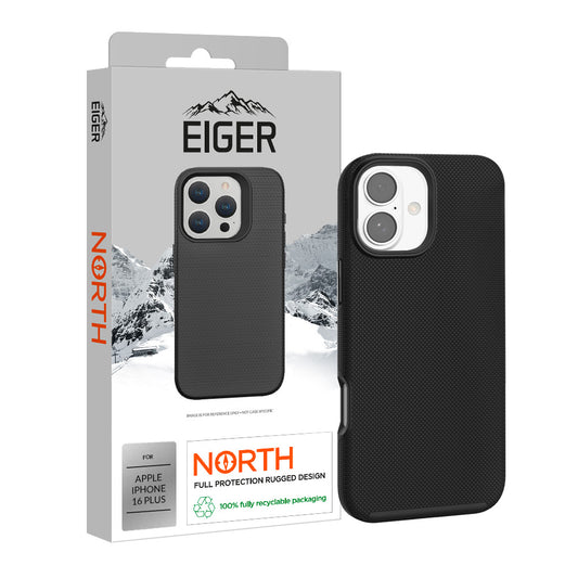 Eiger North Case für Apple iPhone 16 Plus - schwarz