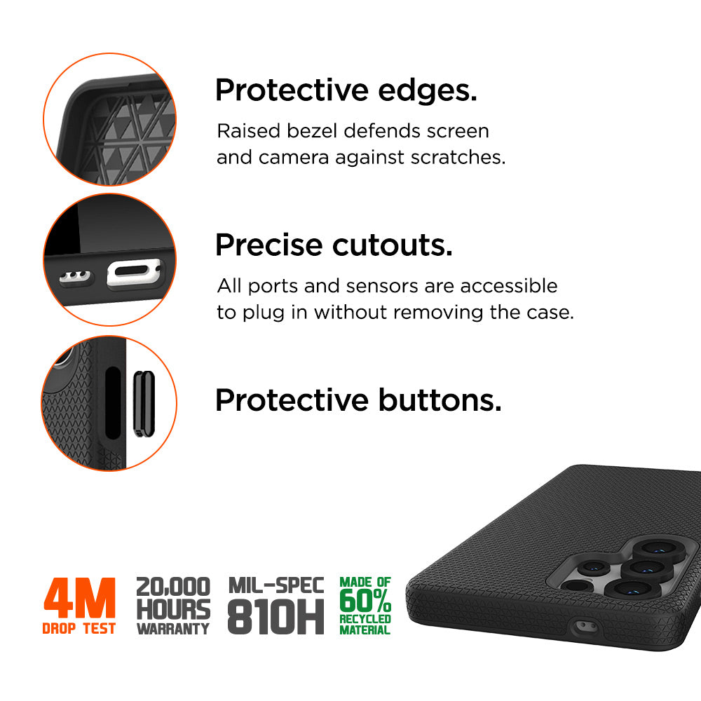 Eiger North Case für Samsung Galaxy S25 Ultra - schwarz
