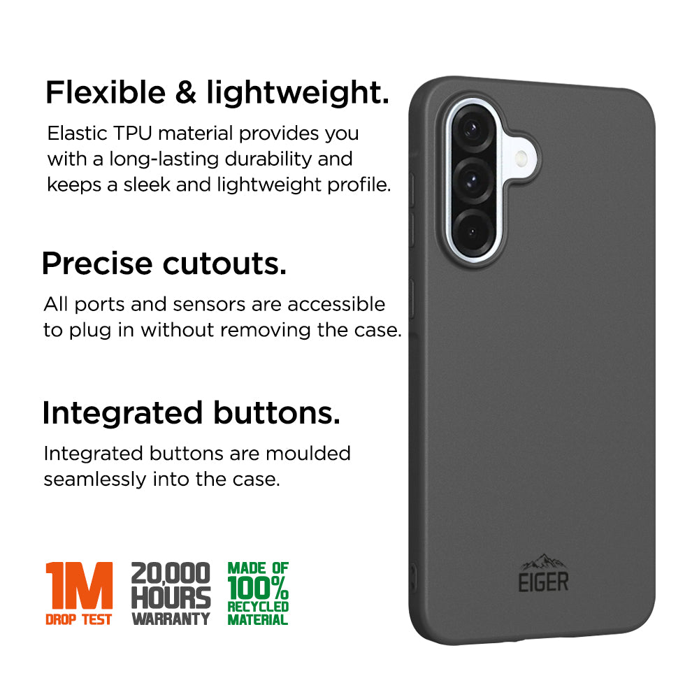 Eiger Grip Case GRS Galaxy A36 / A56 - schwarz