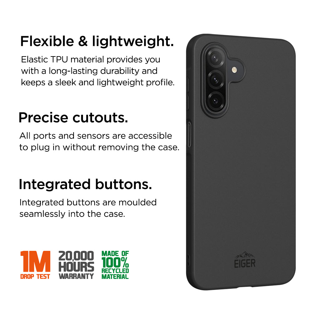 Eiger Grip Case GRS Galaxy A26 - schwarz