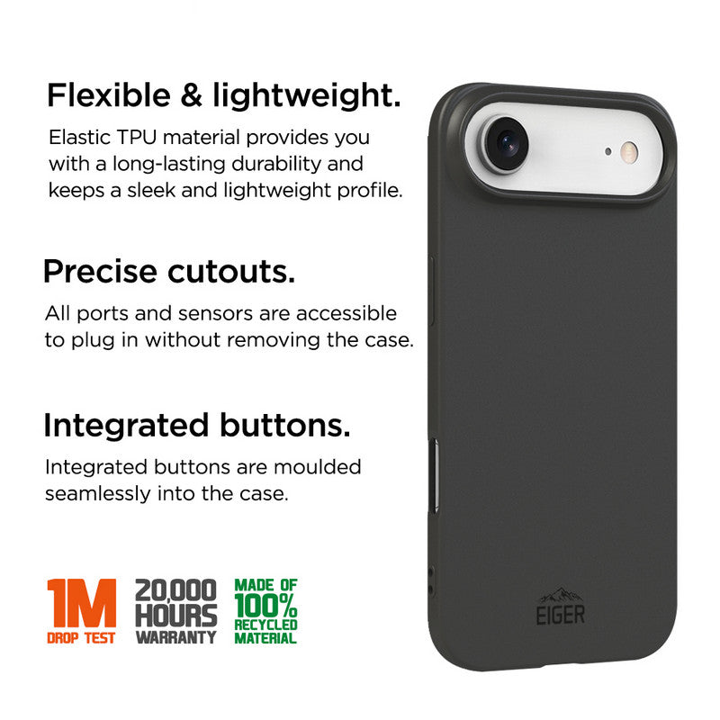 Eiger Grip Case GRS iPhone 17 Air schwarz