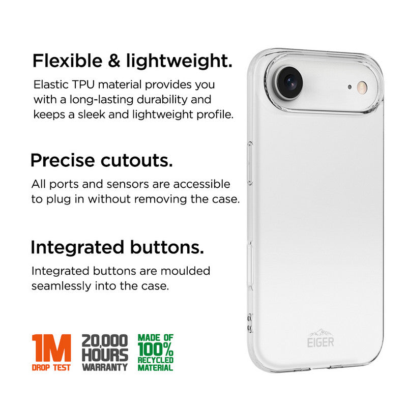 Eiger Grip Case GRS iPhone 17 Air transparent
