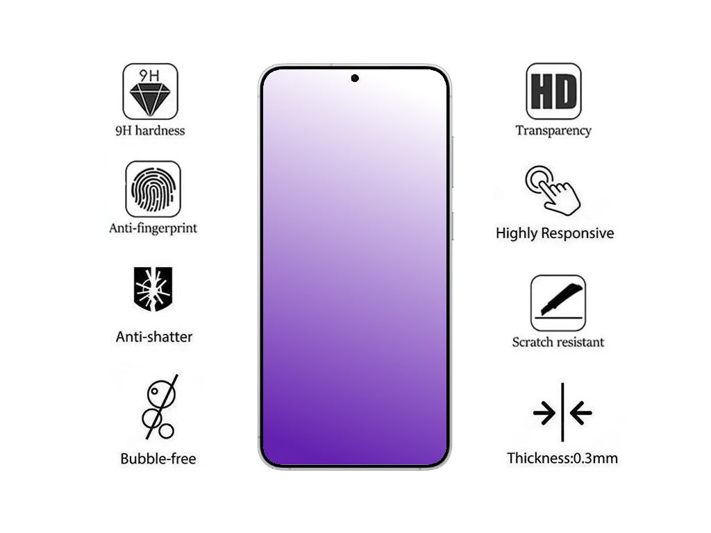 Handy Display Schutzglas für Samsung Galaxy S25 Plus