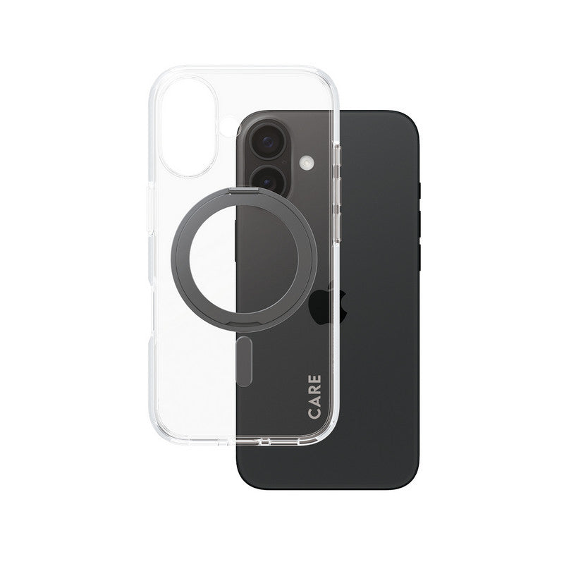 PanzerGlass CARE Feature Kickstand iPhone 16 schwarz
