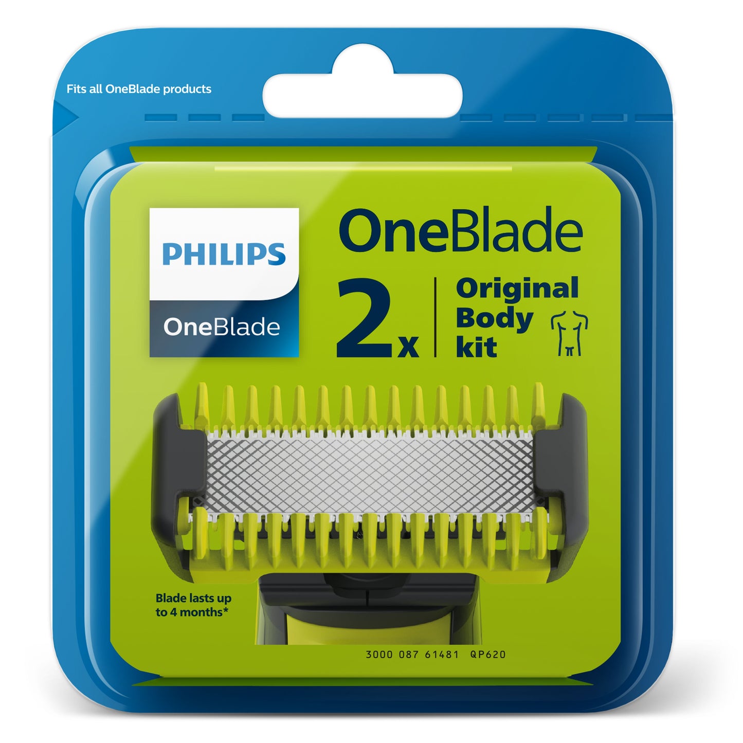 Philips OneBlade QP620/50 - 2er-Pack Ersatzklingen