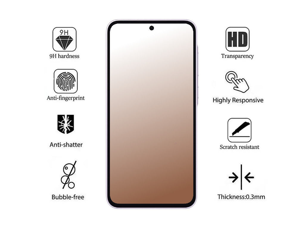 Handy Display Schutzglas für Samsung Galaxy A35 / A55