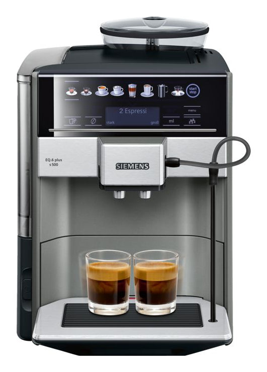 Siemens EQ6 plus S500 Kaffeevollautomat grau TE655503DE