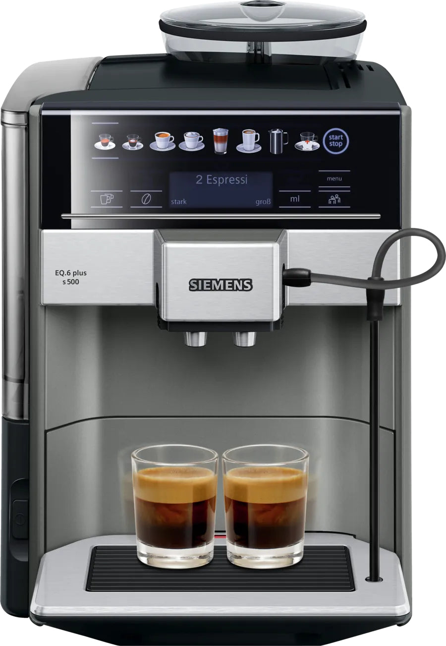 Siemens EQ6 plus S500 Kaffeevollautomat grau TE655503DE
