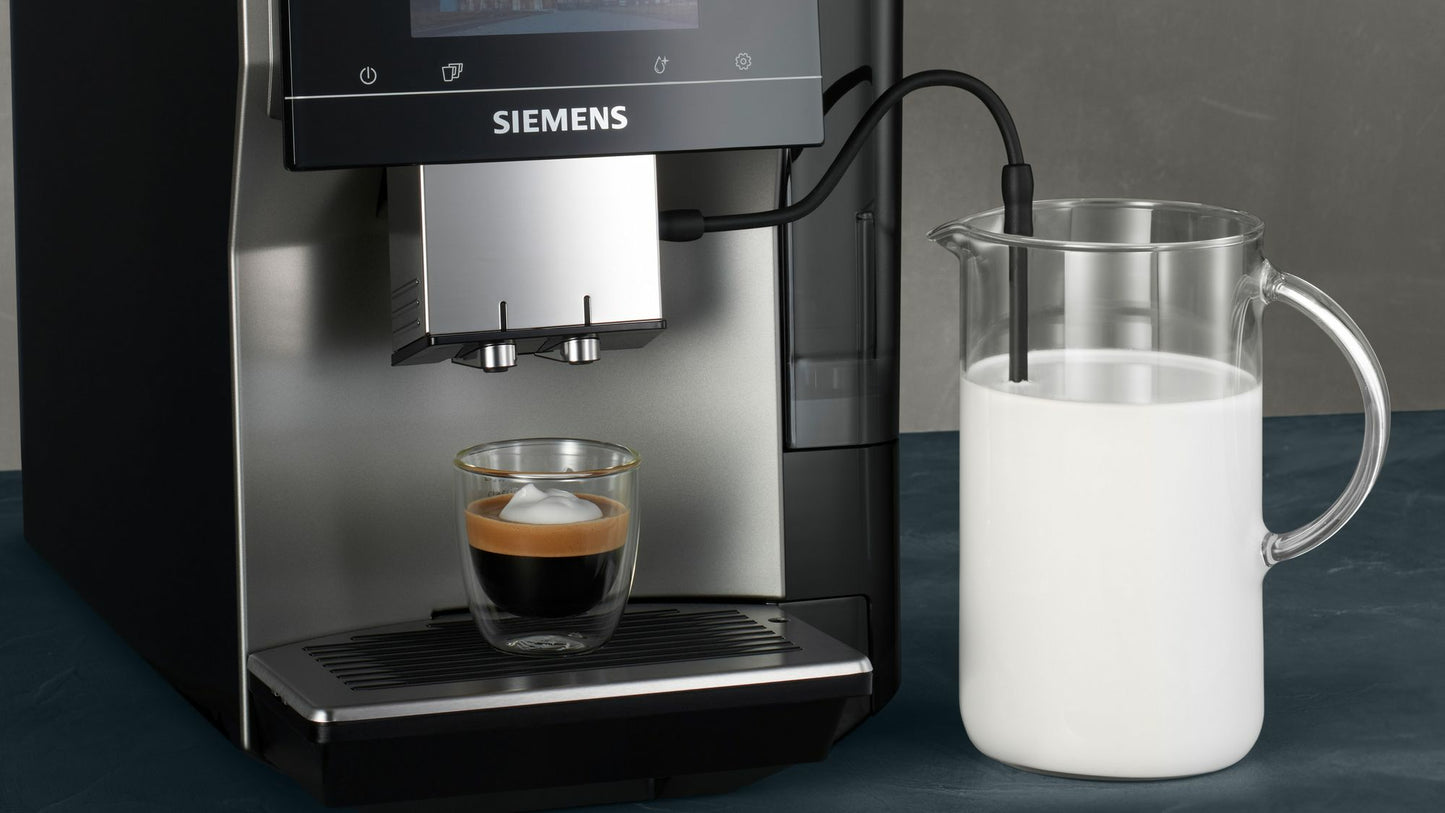 Siemens EQ700 Kaffeevollautomat classic grau TP715D01