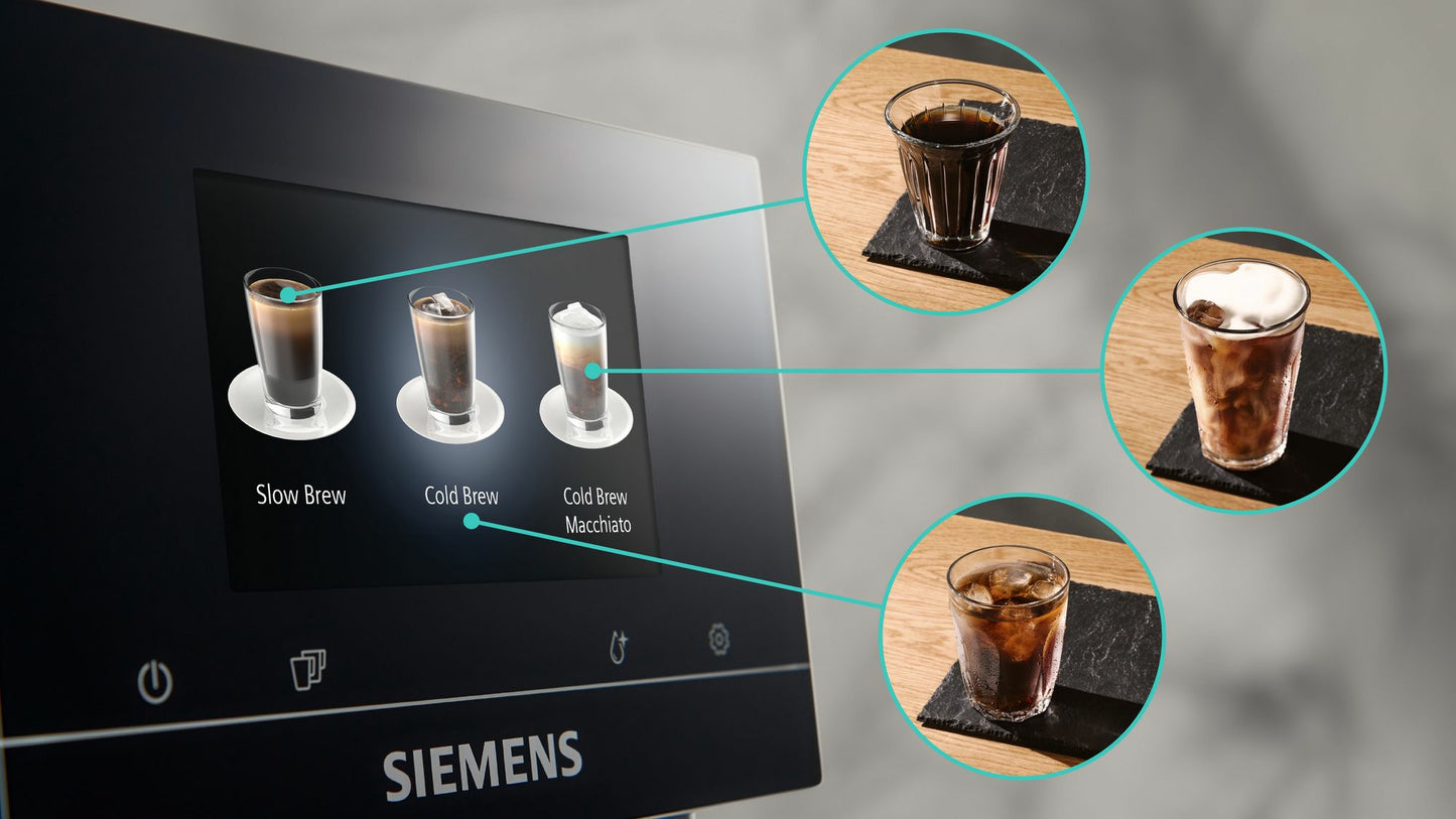 Siemens EQ700 Kaffeevollautomat classic grau TP715D01