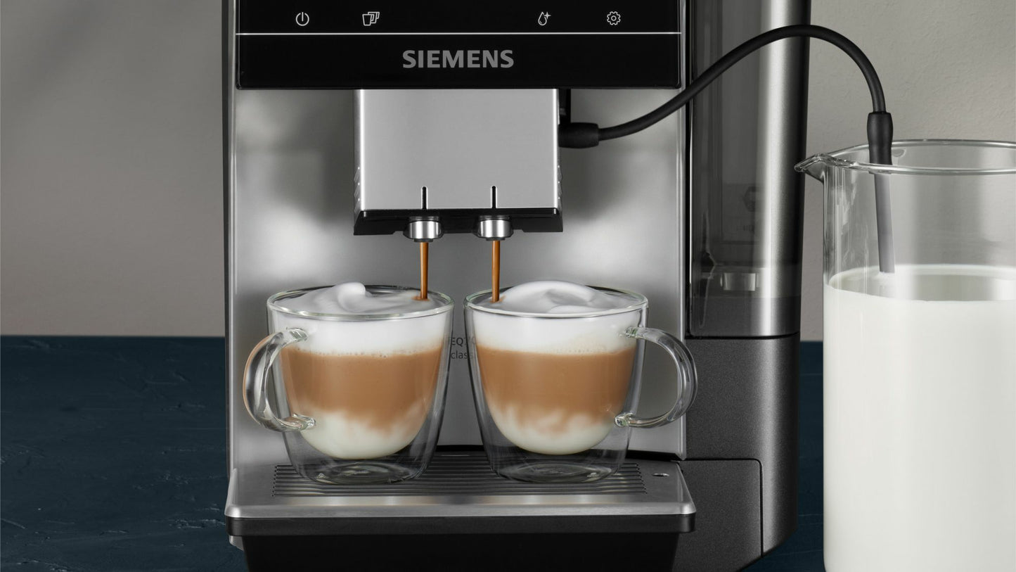 Siemens EQ700 Kaffeevollautomat classic grau TP715D01
