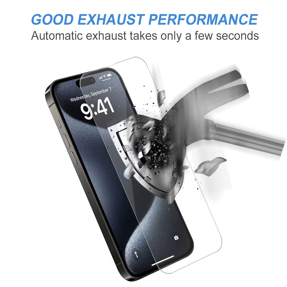 Handy Display Schutzglas - 2 Stück - 9H - passend für iPhone 15