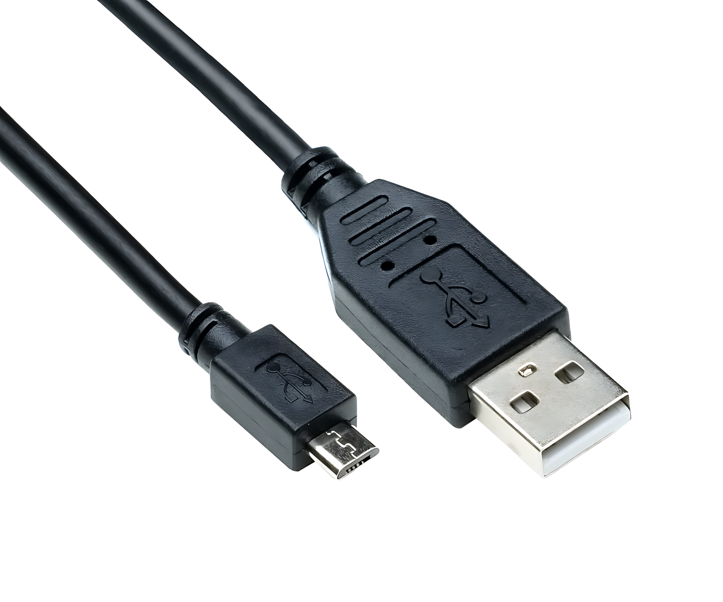 USB-A auf Micro-USB Kabel 2,0m, schwarz
