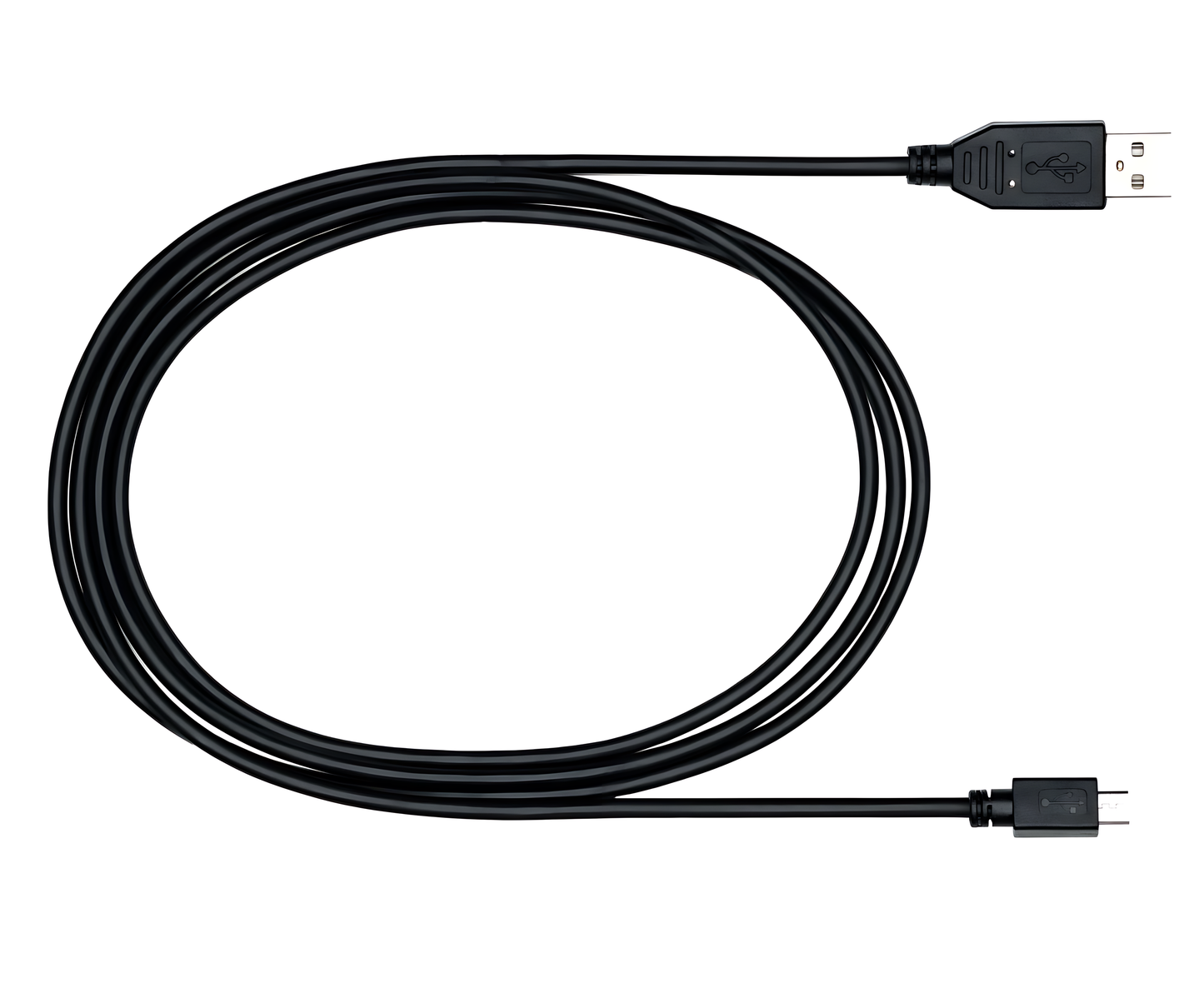USB-A auf Micro-USB Kabel 2,0m, schwarz