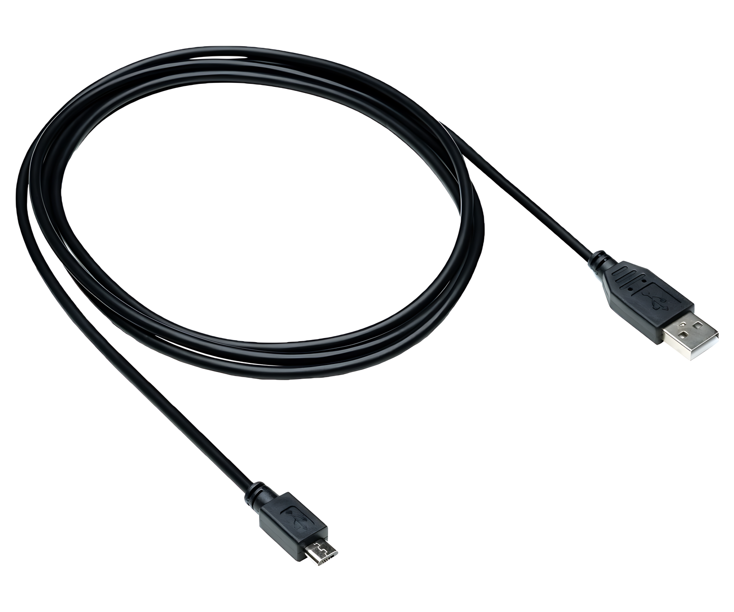 USB-A auf Micro-USB Kabel 2,0m, schwarz