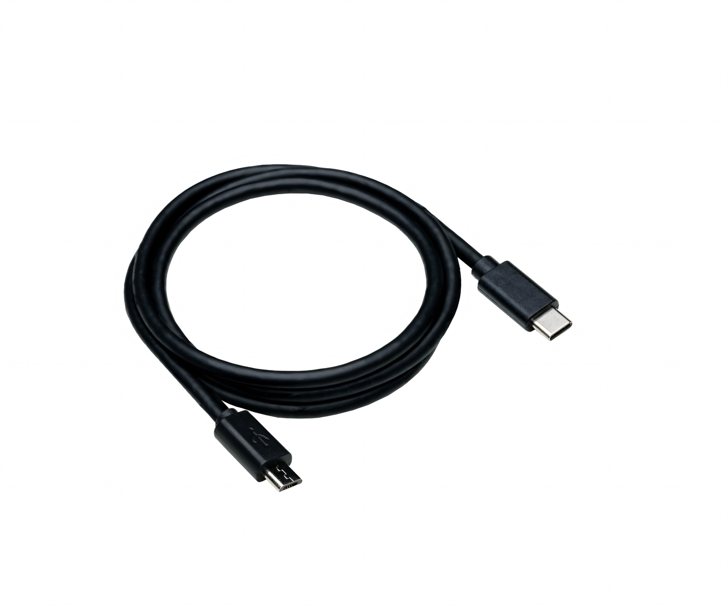 USB-C auf Micro-USB Kabel 2,0m, schwarz