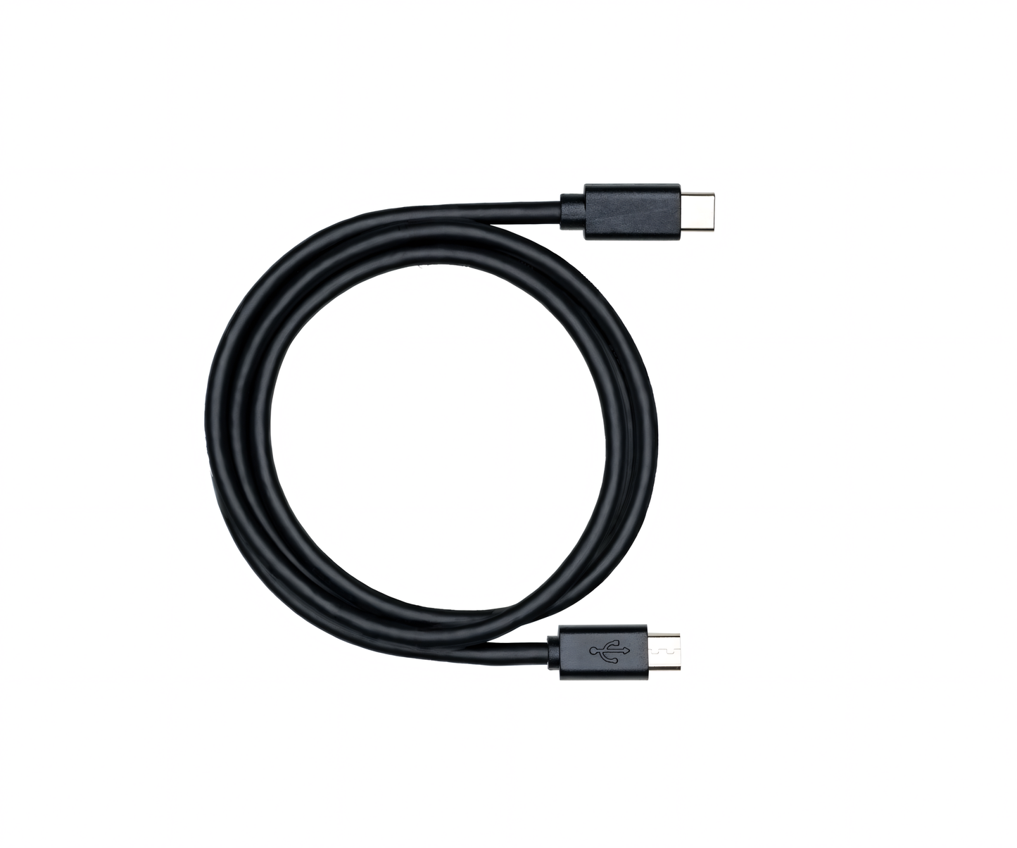 USB-C auf Micro-USB Kabel 2,0m, schwarz