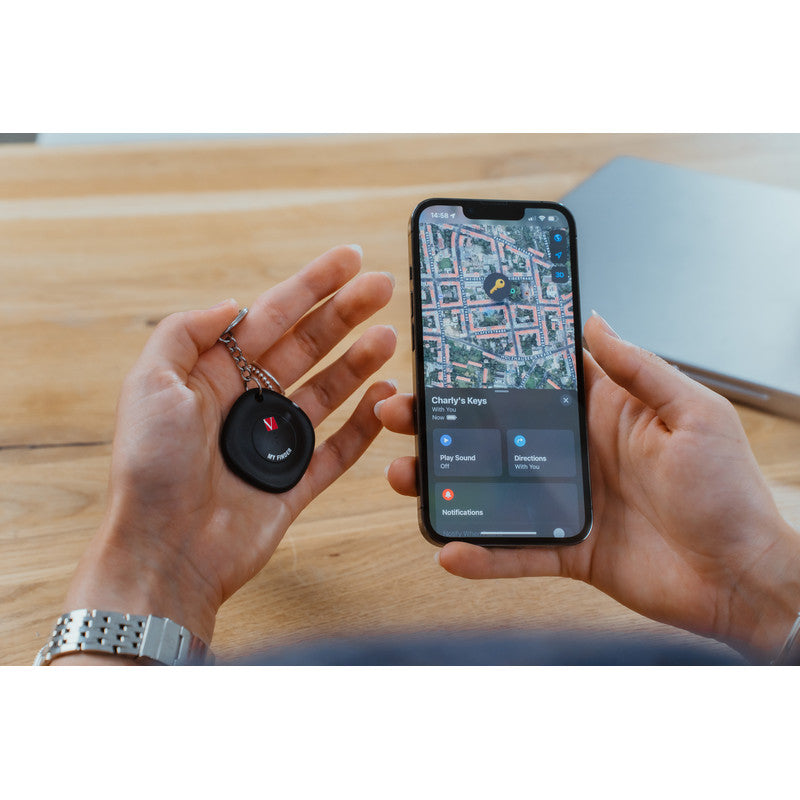 Verbatim My Finder - Bluetooth Item Finder - 2er Pack - schwarz / weiß