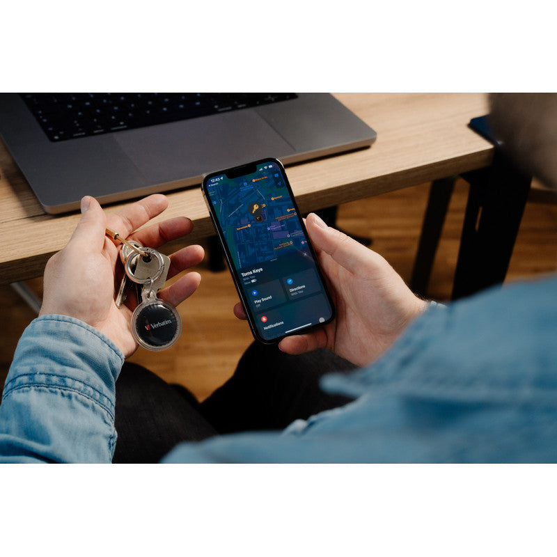 Verbatim My Finder Coin - Bluetooth Item Finder - schwarz