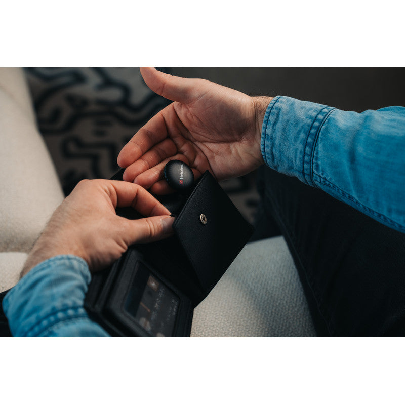 Verbatim My Finder Coin - Bluetooth Item Finder - schwarz