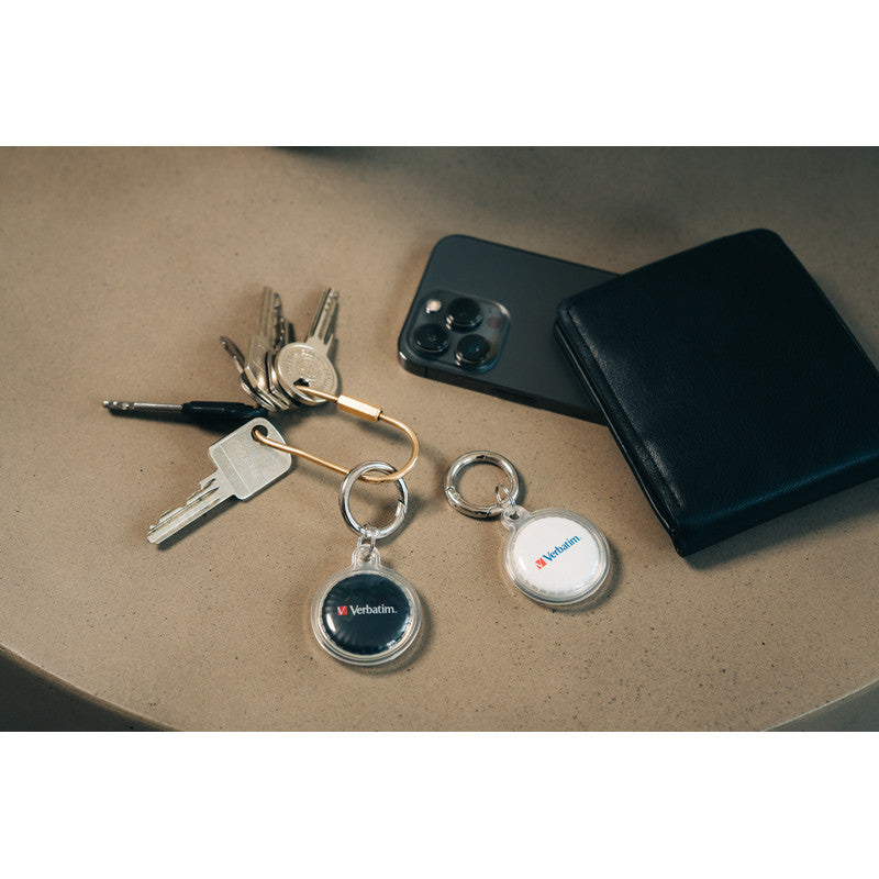 Verbatim My Finder Coin - Bluetooth Item Finder - 2er Pack - schwarz / weiss