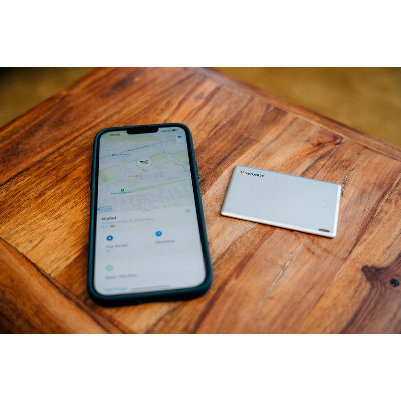 Verbatim My Finder Card - Bluetooth Item Finder - silber