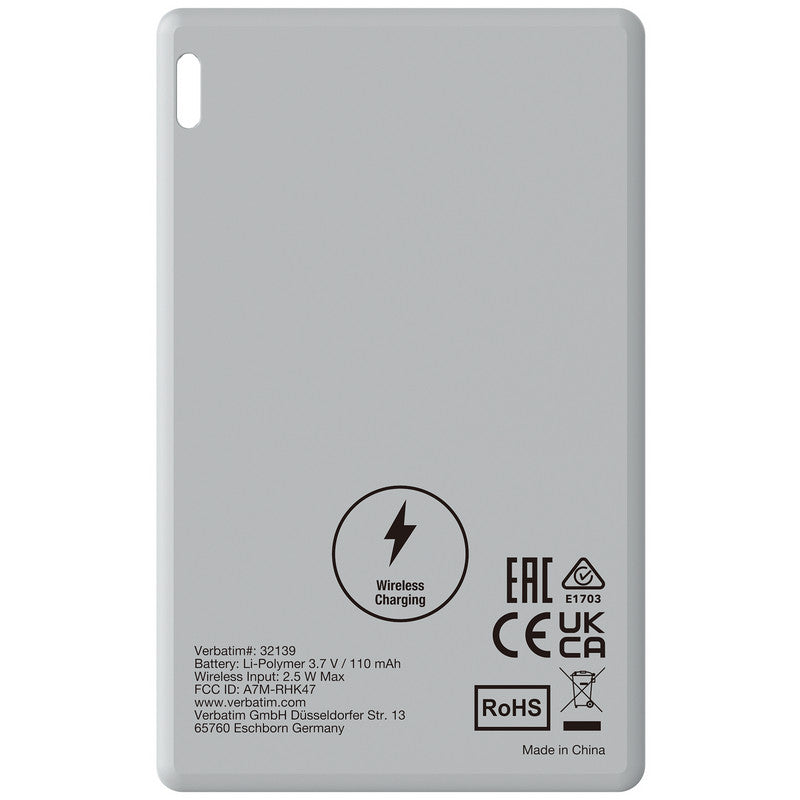 Verbatim My Finder Card - Bluetooth Item Finder - silber