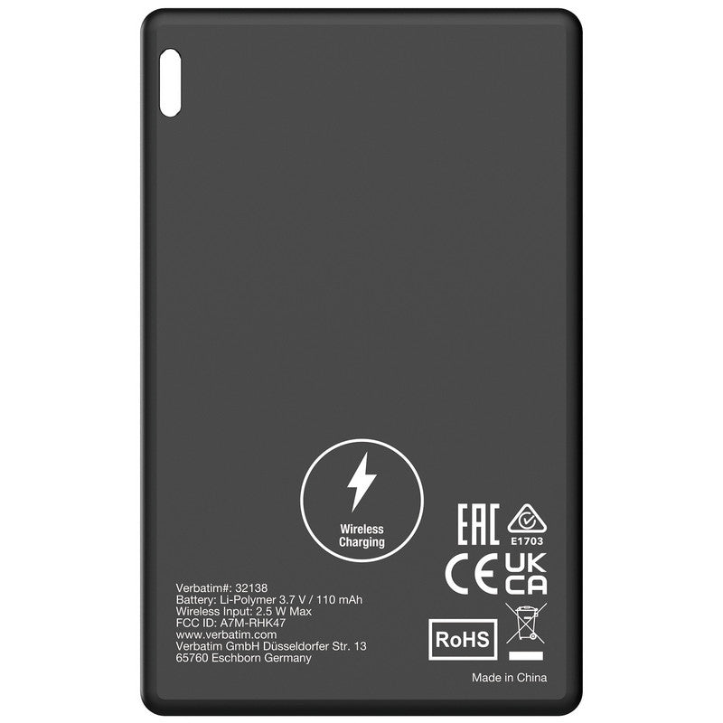 Verbatim My Finder Card - Bluetooth Item Finder - 3er Pack - schwarz / silber / weiss