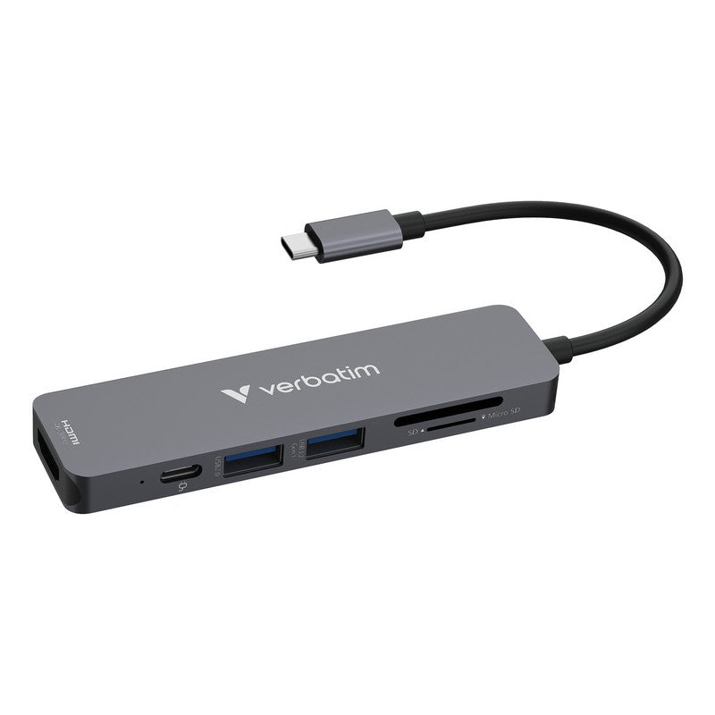 Verbatim USB-C Essentials Multi- Port Hub 6 Port / Card Reader
