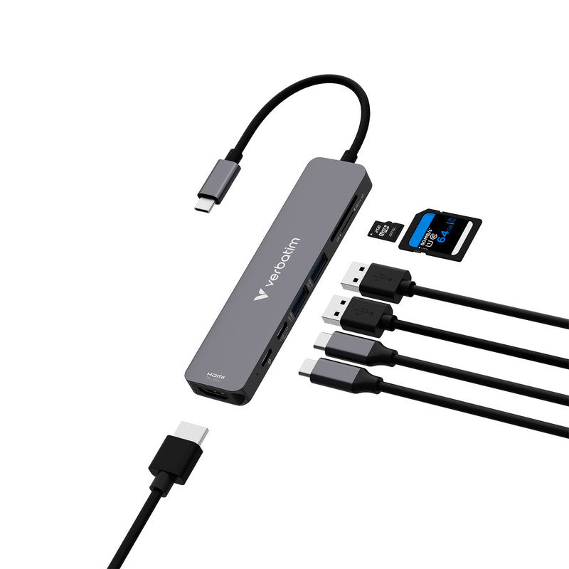 Verbatim USB-C Essentials Multi- Port Hub 7 Port