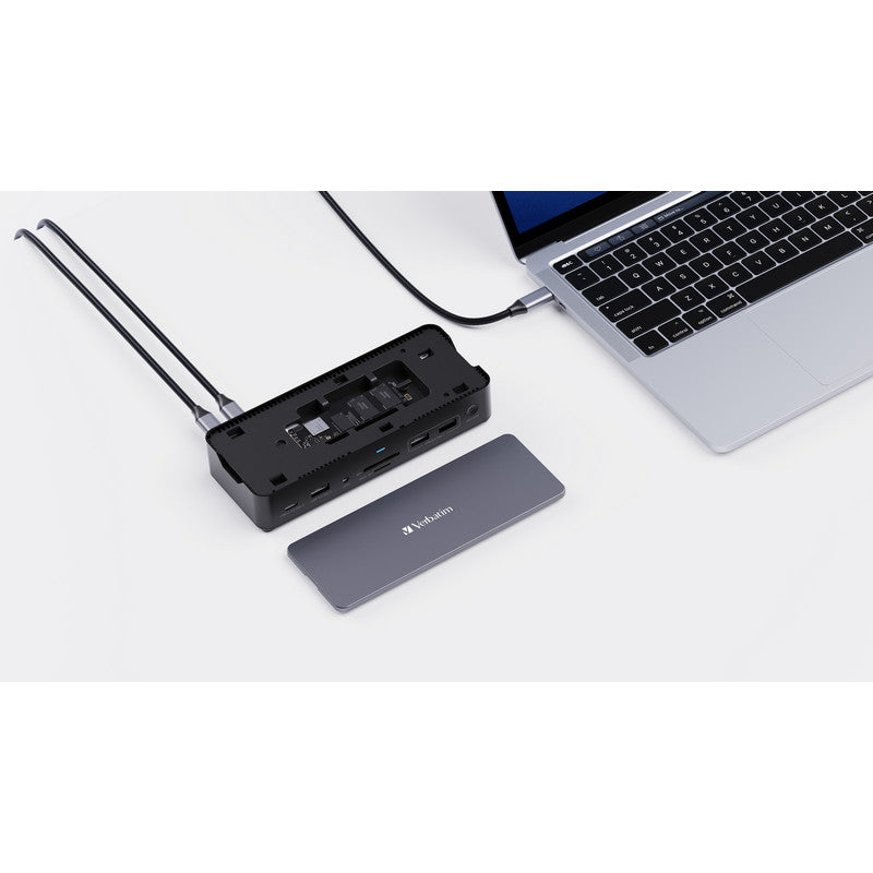 Verbatim USB-C Pro Docking Station 15 mit SSD Slot