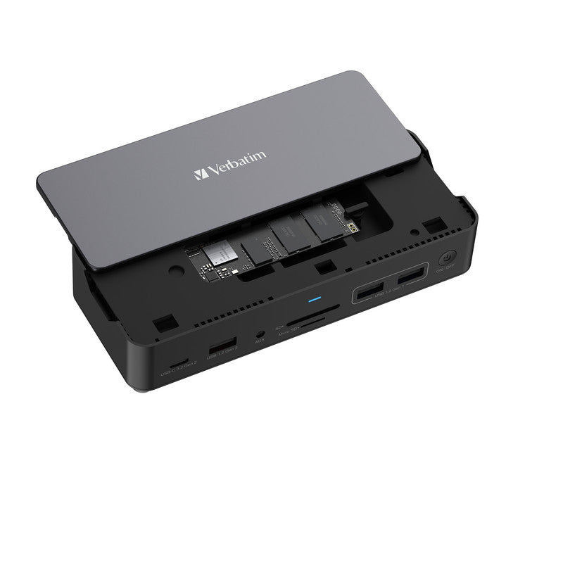 Verbatim USB-C Pro Docking Station - 15 Port mit 256GB SSD