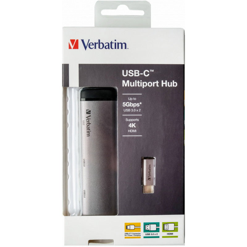 Verbatim USB-C Multiport Hub USB 3.0 HDMI / 2xUSB-A / USB-C