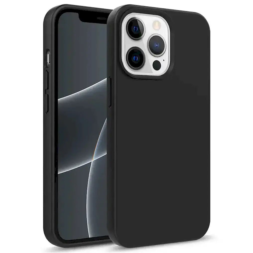 Cyoo Handyhülle für iPhone 16 Pro aus natürlichen Materialien - schwarz - trend - shop.deals