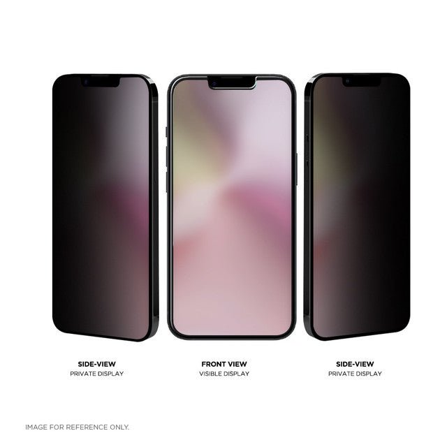 Eiger Mountain Black Privacy Displayschutzfolie für Apple iPhone 16e/14/13 - trend - shop.deals